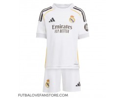 Real Madrid Federico Valverde #8 Domáci Detský futbalový dres 2025-26 Krátky Rukáv (+ trenírky)